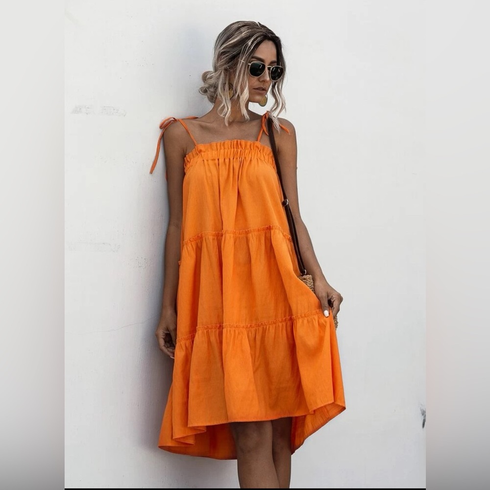 Orange dress - worn once